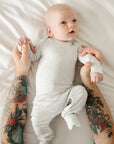 günamüna Convertible Footie Heather Grey (Min. of 2, multiples of 2)