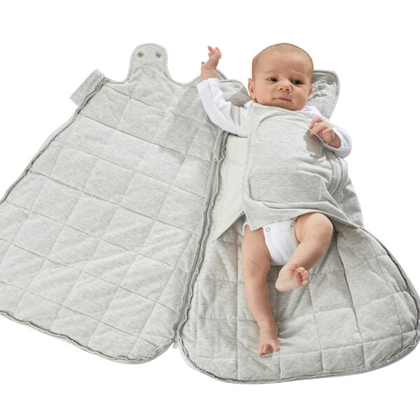 günamüna Swaddle Sack Duvet Bamboo Heather Grey 2.6 TOG (Min. of 2, multiples of 2)