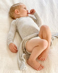 günamüna Convertible Footie Heather Grey (Min. of 2, multiples of 2)