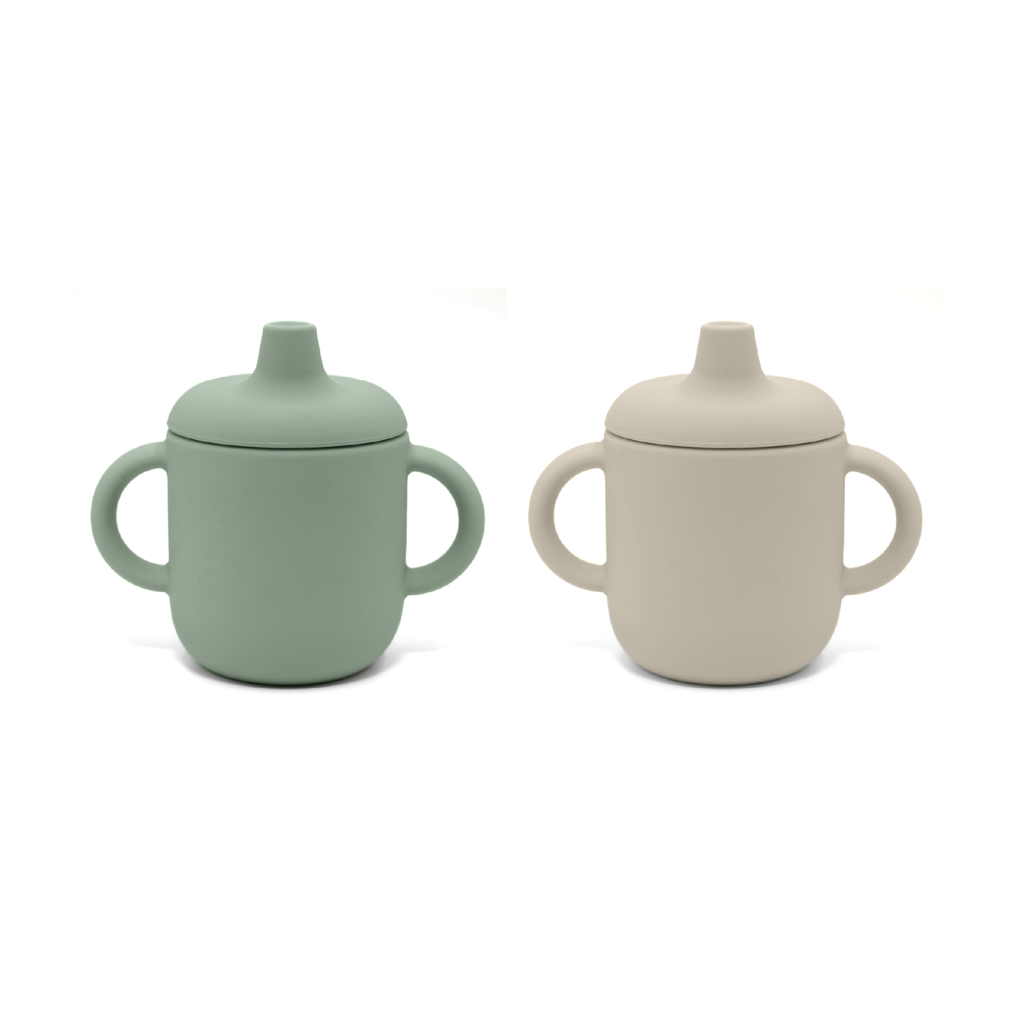 noüka Non-Spill Sippy Cup 2 Pack - Leaf/Shifting Sand (Min. of 2 PK, Multiples of 2 PK)