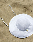 Brim Sun Protection Hat in White (Min. of 3, multiples of 3)