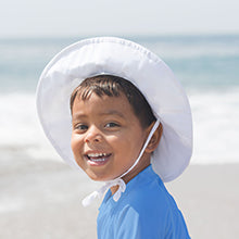 Brim Sun Protection Hat in White (Min. of 3, multiples of 3)