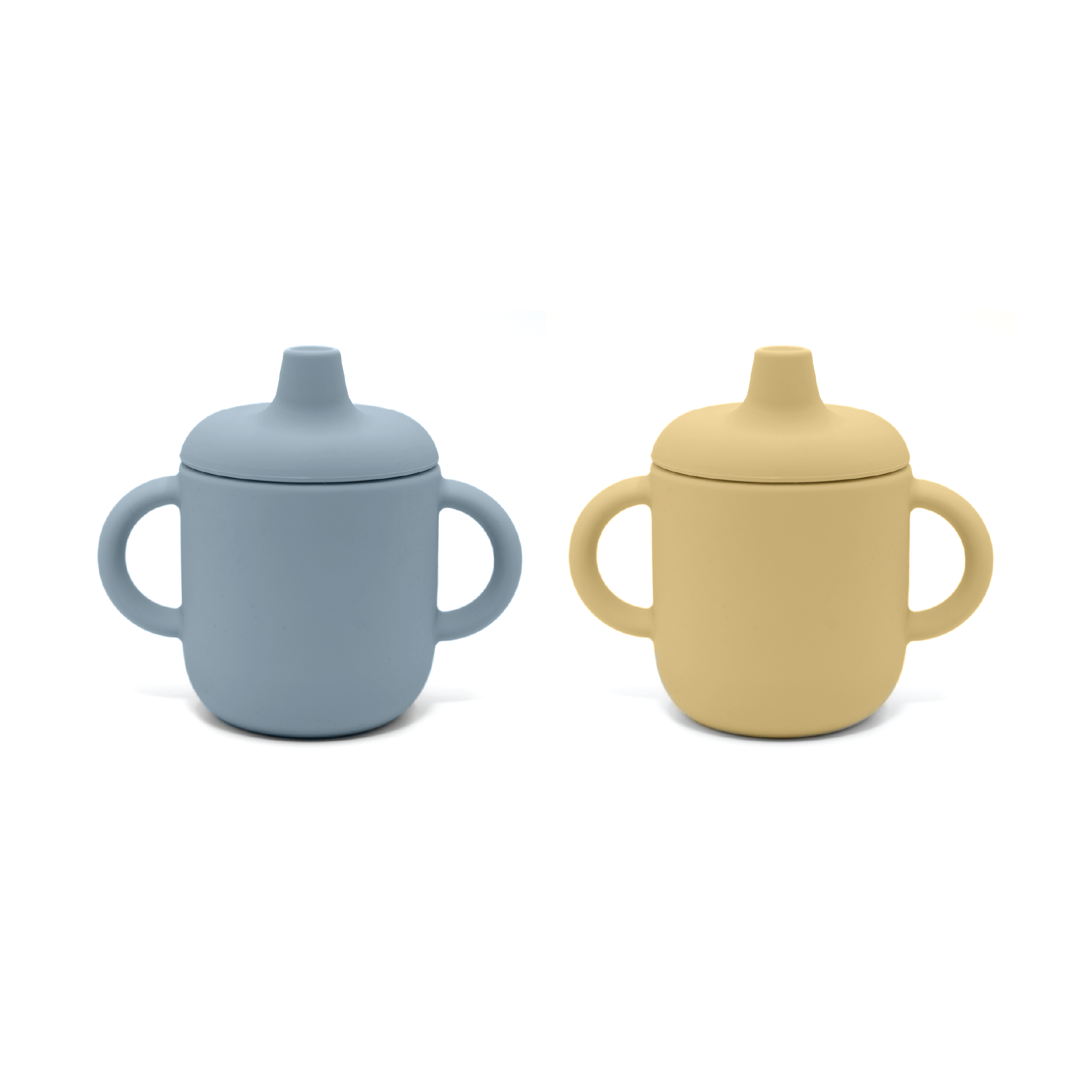 noüka Non-Spill Sippy Cup 2 Pack - Lily Blue/Butter(Min. of 2 PK, Multiples of 2 PK)
