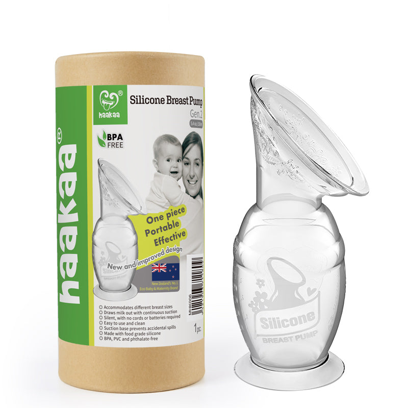 Haakaa Silicone Breast Pump with Base 100 ml (Min. of 6, multiples of 6)