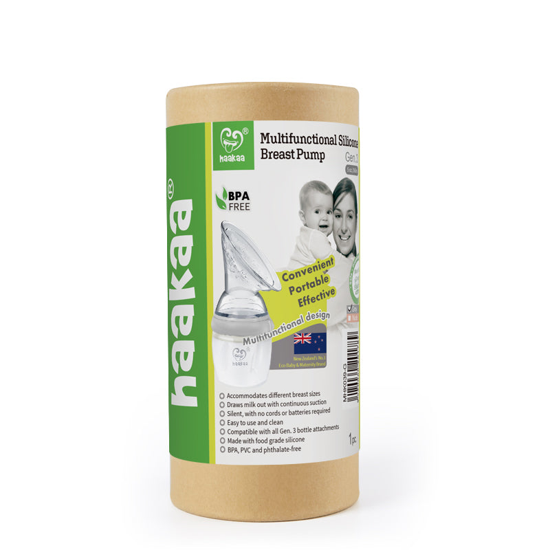 Haakaa Silicone Generation 3 Silicone Pump 160 ml-Grey (Min. of 6, multiples of 6)