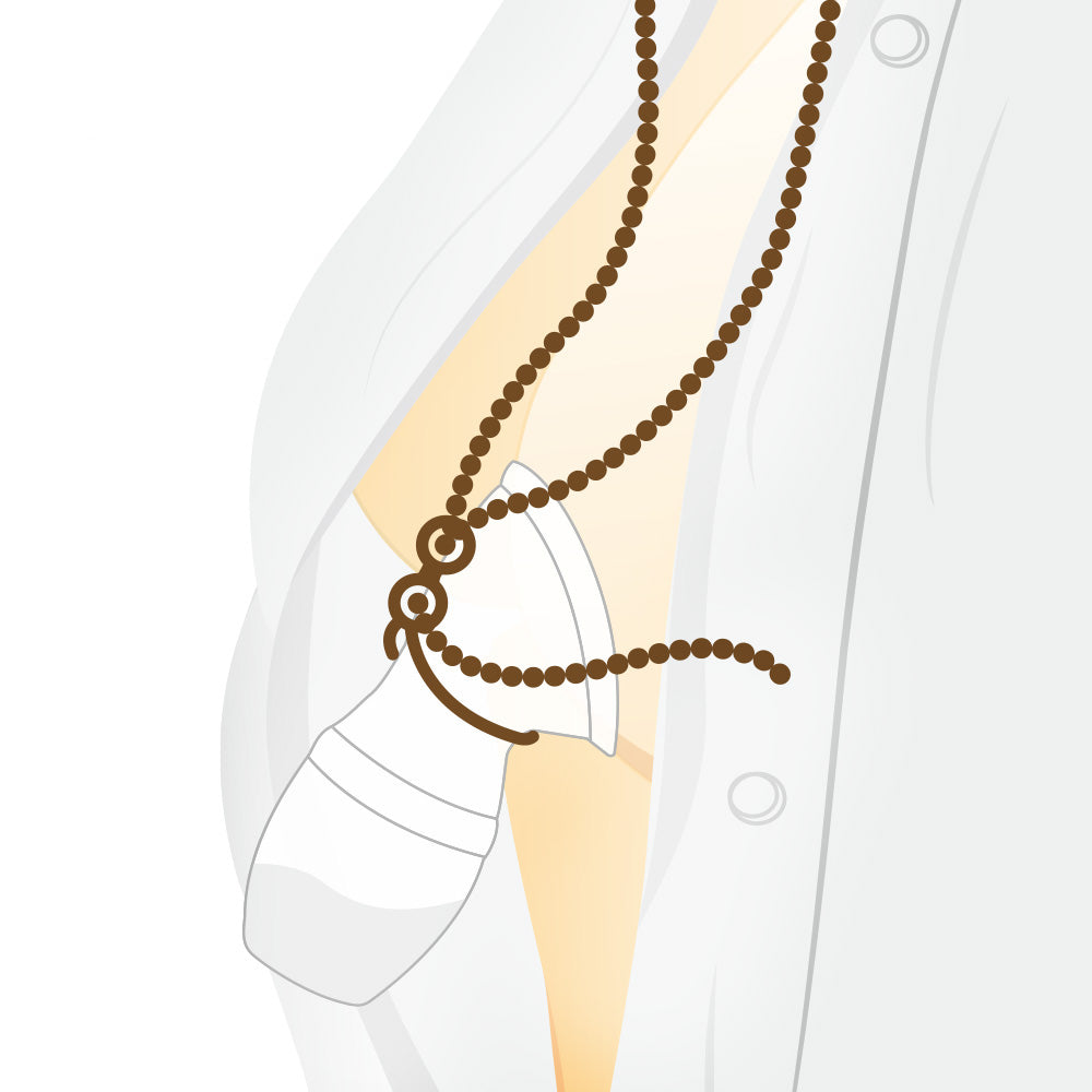 Haakaa Silicone Breast Pump Strap - Sueva Grey (Min. of 4 , multiples of 4)
