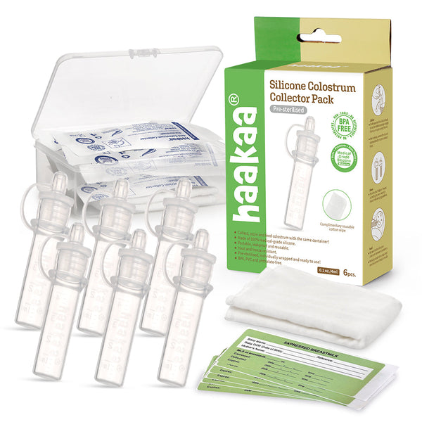 Silicone Colostrum Collector Set 6 Pack - 4ml (Pre-Sterilised) (Min. of 4 , multiples of 4)
