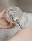 Haakaa Double-Ended Silicone Cleaning Brush - Sueva Grey (Min. of 4 PK , multiples of 4 PK)