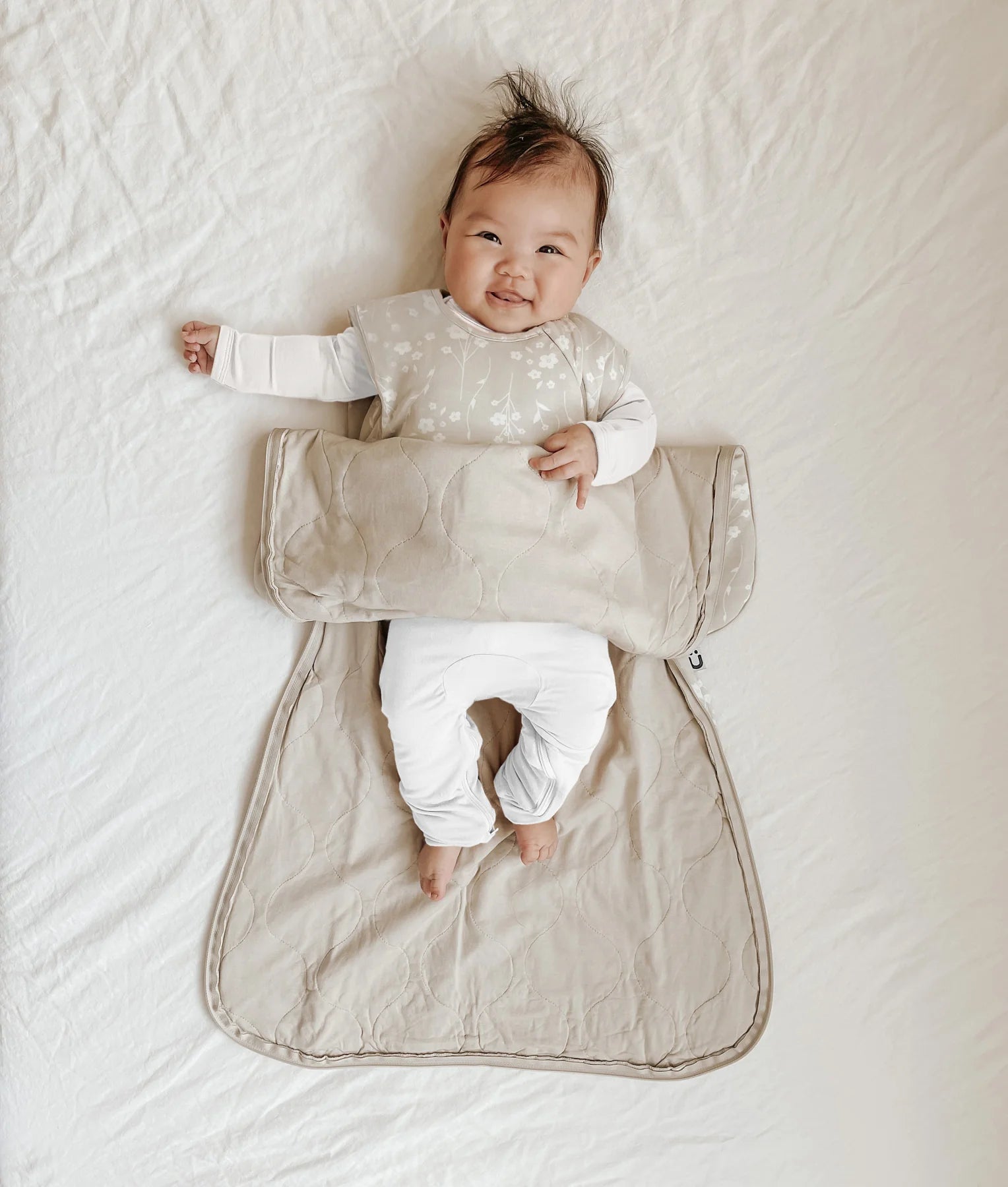 günamüna Sleep Sack Duvet Bamboo Magnolia 1 TOG (Min. of 2, multiples of 2)