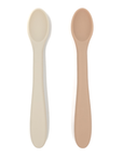 noüka Feeding Spoon Set - Soft Blush/Shifting Sand (Min. of 2 PK, Multiples of 2 PK)