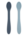 noüka Feeding Spoon Set - Lily Blue/Deep Ocean (Min. of 2 PK, Multiples of 2 PK)