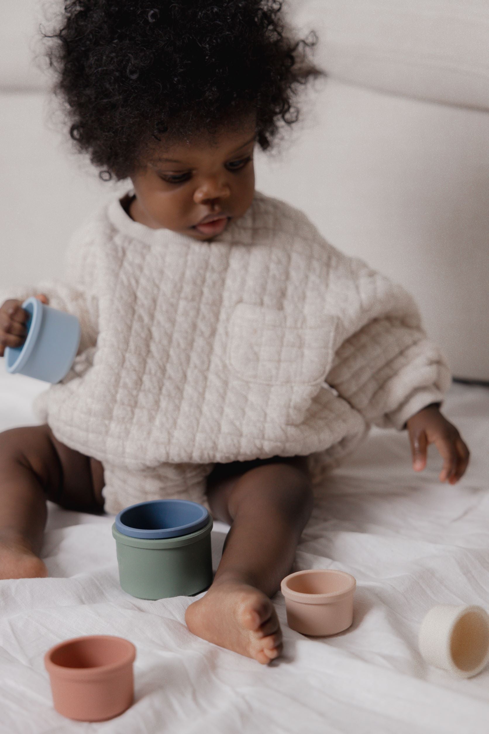 noüka Stacking Cups-Sky Set (Min. of 2 PK, Multiples of 2 PK)