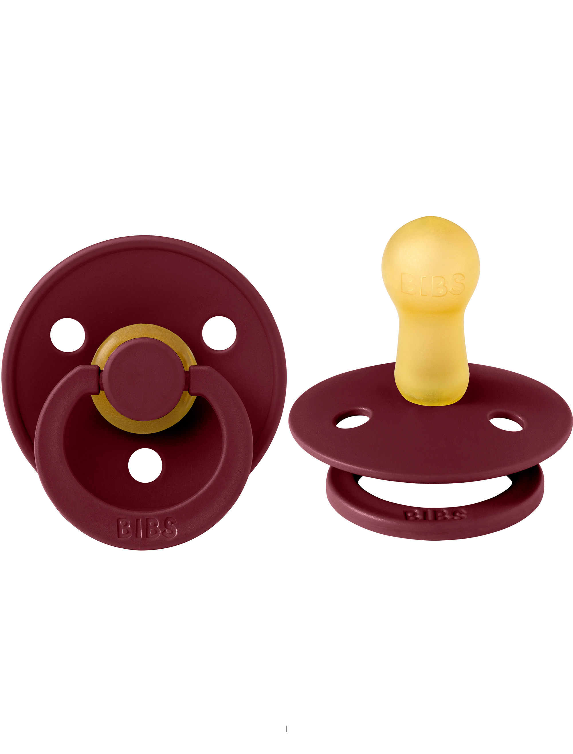 BIBS Pacifier Original COLOUR Latex 2 PK Elderberry (Min. of 1 PK, multiples of 1 PK)