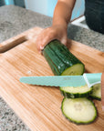 Kiddikutter Child Safe Knife Sea Green (Min. of 2 PK, multiples of 2 PK)