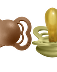 BIBS Pacifier SUPREME Latex 2 PK Earth / Meadow (Min. of 2 PK, multiples of 2 PK)