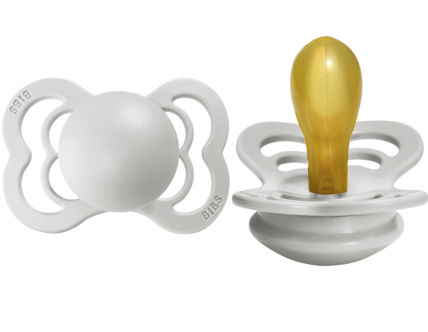 BIBS Pacifier SUPREME Latex 2 PK Haze (Min. of 2 PK, multiples of 2 PK)
