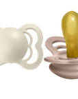 BIBS Pacifier SUPREME Latex 2 PK Ivory / Blush (Min. of 2 PK, multiples of 2 PK)