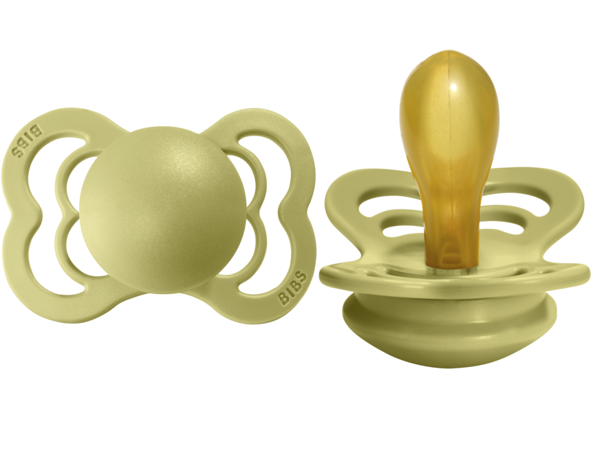 BIBS Pacifier SUPREME Latex 2 PK Meadow (Min. of 2 PK, multiples of 2 PK)