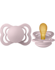 BIBS Pacifier SUPREME Latex 2 PK Pink Plum (Min. of 2 PK, multiples of 2 PK)