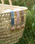 BIBS Pacifier Clip Dark Oak / Vanilla ONE SIZE (Min. of 2 PK , multiples of 2 PK)