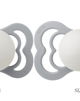 BIBS Pacifier Supreme Latex 2 PK Sage GLOW / Cloud GLOW (Min. of 2 PK, multiples of 2 PK)
