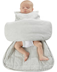 günamüna Swaddle Sack Duvet Bamboo Heather Grey 2.6 TOG (Min. of 2, multiples of 2)