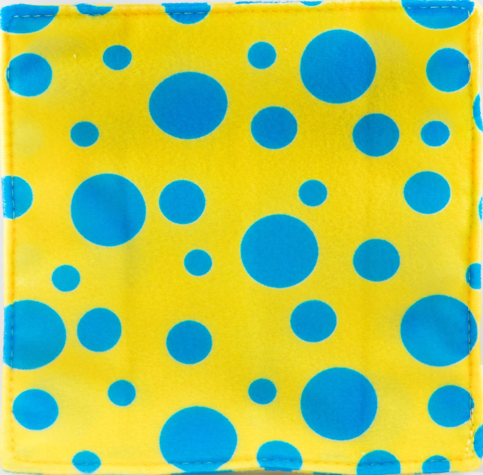 Yellow With Blue Dots Baby Paper (Min. of 6, multiples of 6)