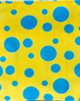 Yellow With Blue Dots Baby Paper (Min. of 6, multiples of 6)