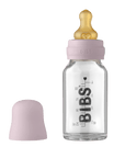 BIBS Baby Glass Bottle Complete Set Latex 110ml Dusky Lilac (Min. of 2 PK , multiples of 2 PK) - MAIGHAN DISTRIBUTION CANADA
