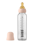 BIBS Baby Glass Bottle Complete Set Latex 225ml Blush (Min. of 2 PK , multiples of 2 PK) - MAIGHAN DISTRIBUTION CANADA