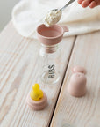 BIBS Baby Glass Bottle Complete Set Latex 225ml Blush (Min. of 2 PK , multiples of 2 PK) - MAIGHAN DISTRIBUTION CANADA