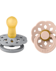 BIBS® Pacifier Boheme Latex 2 PK Cloud/ Blush (Min. of 2 PK, multiples of 2 PK) - MAIGHAN DISTRIBUTION CANADA