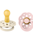 BIBS® Pacifier Boheme Latex 2 PK Ivory / Blossom (Min. of 2 PK, multiples of 2 PK) - MAIGHAN DISTRIBUTION CANADA