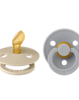 BIBS Pacifier Original COLOUR Latex 2 PK Anatomical Vanilla / Cloud (Min. of 2 PK, multiples of 2 PK) - MAIGHAN DISTRIBUTION CANADA