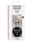 BIBS Pacifier Original COLOUR Latex 2 PK Cloud/ Black (Min. of 2 PK, multiples of 2 PK) - MAIGHAN DISTRIBUTION CANADA