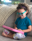 Ro Sham Bo Screen Time Blue Blocker AVN Glasses Ice Ice Baby White (Min. of 2, multiples of 2)