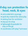 Brim Sun Protection Hat in Gray (Min. of 3, multiples of 3)