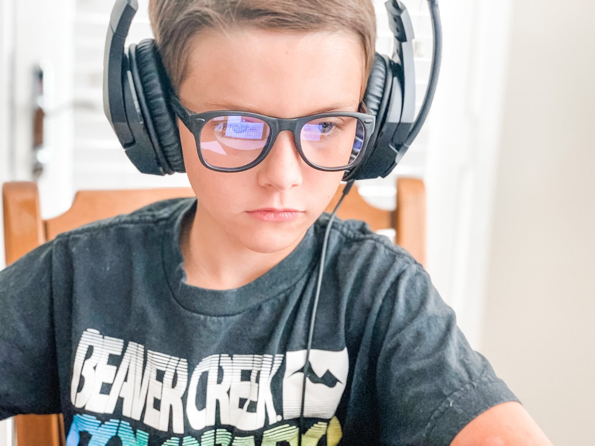 Ro Sham Bo Screen Time Blue Blocker AVN Glasses Bueller Black (Min. of 2, multiples of 2)