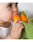Oli & Carol Mini Doudou Teether - Cathy the Carrot (Min. of 2 PK, multiples of 2 PK)