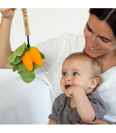 Oli & Carol Mini Doudou Teether - Cathy the Carrot (Min. of 2 PK, multiples of 2 PK)