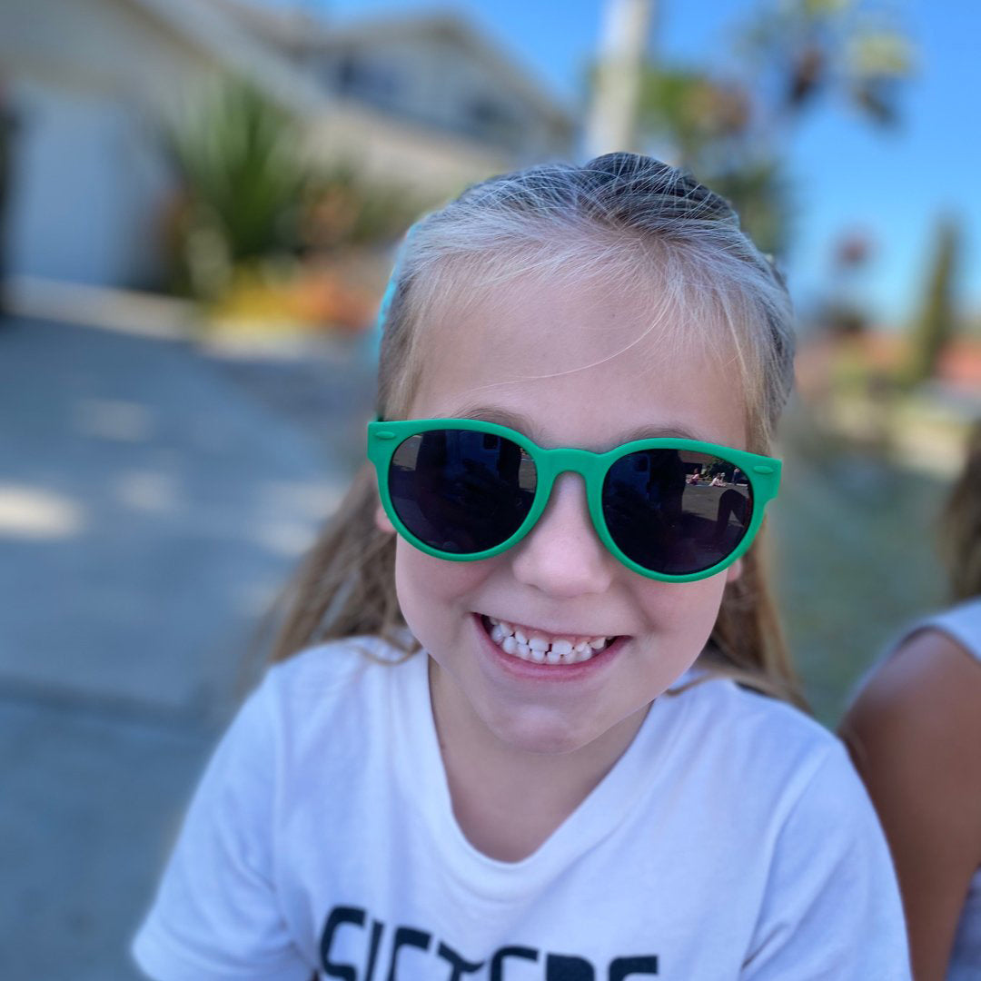 Ro Sham Bo Gumby Forest Green Round Shades (Min. of 2 per Color/Style, multiples of 2)