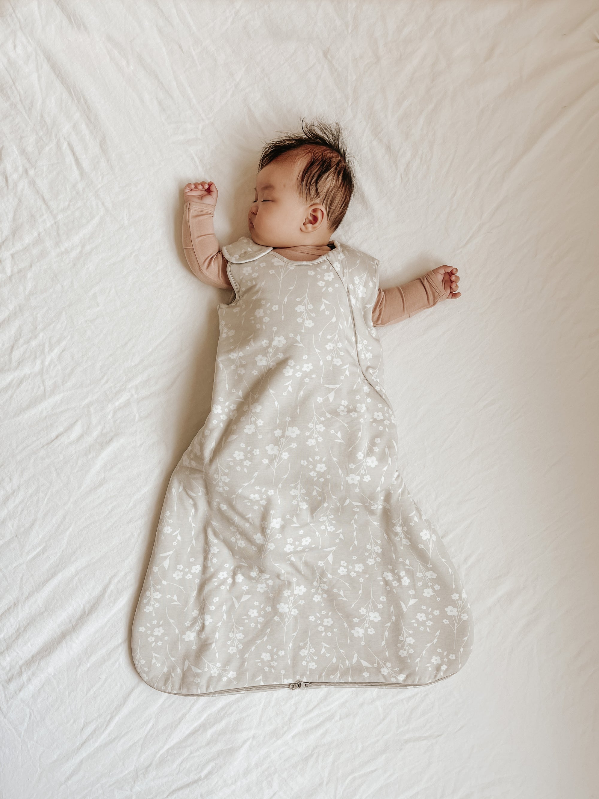 günamüna Sleep Sack Duvet Bamboo Magnolia 1 TOG (Min. of 2, multiples of 2)