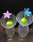 Haakaa Breast Pump Flower Stopper Blue(Min. of 2 , multiples of 2) - MAIGHAN DISTRIBUTION CANADA