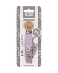Liberty x BIBS Pacifier Clip Chamomile Lawn Violet Sky ONE SIZE (Min. of 2 PK , multiples of 2 PK) - MAIGHAN DISTRIBUTION CANADA