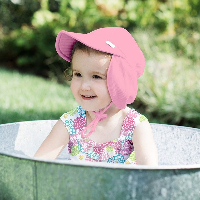 Flap Sun Protection Hat in Light Pink (Min. of 3, multiples of 3)