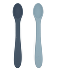 noüka Feeding Spoon Set - Lily Blue/Deep Ocean (Min. of 2 PK, Multiples of 2 PK) - MAIGHAN DISTRIBUTION CANADA