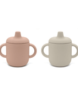 noüka Non - Spill Sippy Cup 2 Pack - Soft Blush/Shifting Sand (Min. of 2 PK, Multiples of 2 PK) - MAIGHAN DISTRIBUTION CANADA