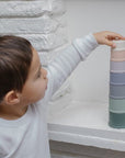 noüka Stacking Cups - Sky Set (Sold in Case of 2, Qty of 1=2 products) - MAIGHAN DISTRIBUTION CANADA