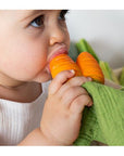 Oli & Carol Mini Doudou Teether - Cathy the Carrot (Min. of 2 PK, multiples of 2 PK) - MAIGHAN DISTRIBUTION CANADA