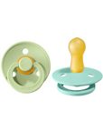 BIBS Pacifier Original COLOUR Latex 2 PK Pistachio / Mint (Min. of 2 PK, multiples of 2 PK)